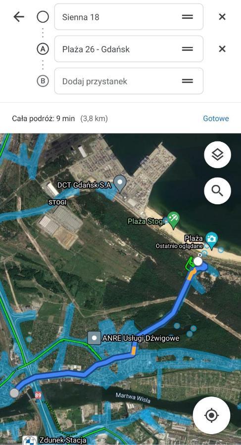 Ferienwohnung Mieszkanie Przy Kasztanie Blisko Plazy I Centrum Danzig Exterior foto